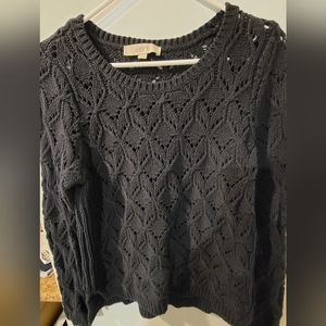 Womens Loft Cable Knit Sweater Xl